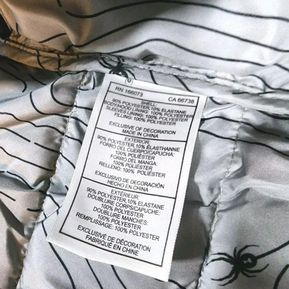 Spyder jacket Men's Size XL Gray Long Sleeve  Hoodie Full Zip winter Coat - Picture 13 of 16